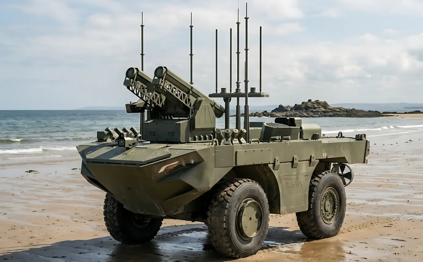Turquia apresenta U-MAV: anfíbio não tripulado com dez configurações de missão no TEKNOFEST 2026
